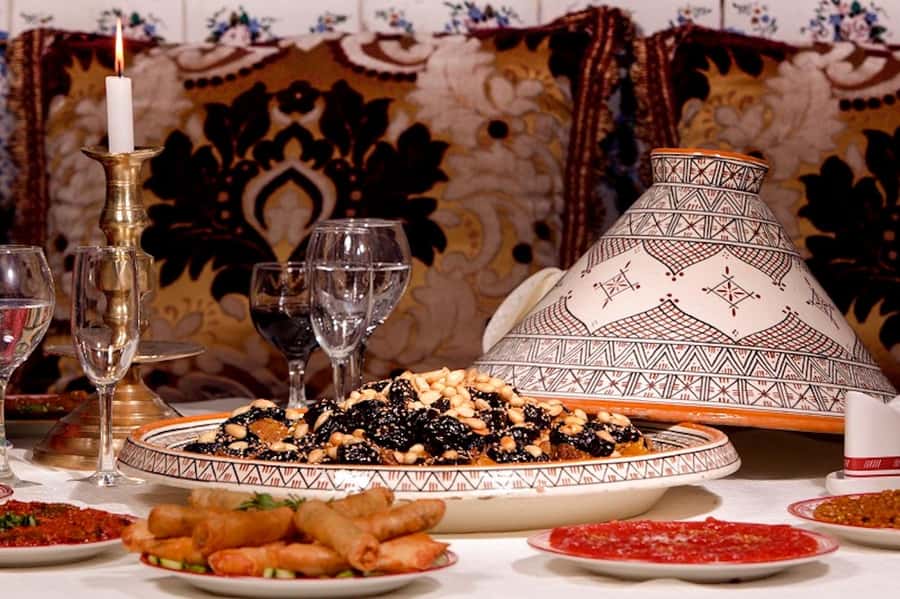 Marrakech: Dinner Show at Dar Essalam Restaurant - Dancers arrive between 8:30 and 9:00 PM