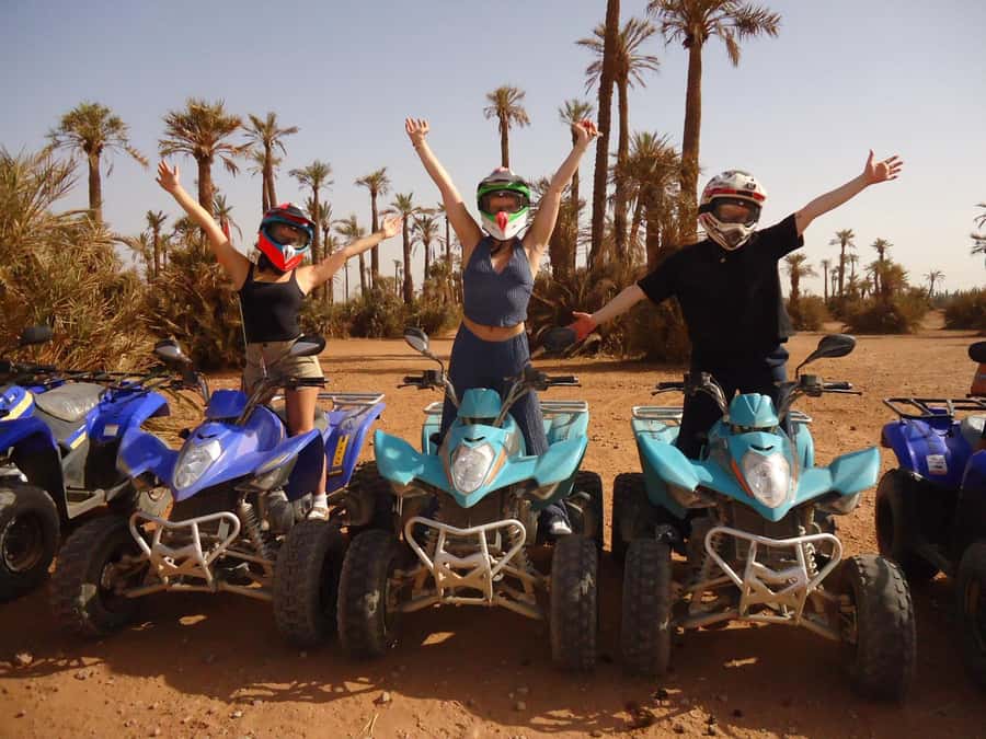 Marrakech: Dunes of the Palmeraie Quad Bike Ride with Tea - Families, solo riders, and older visitors