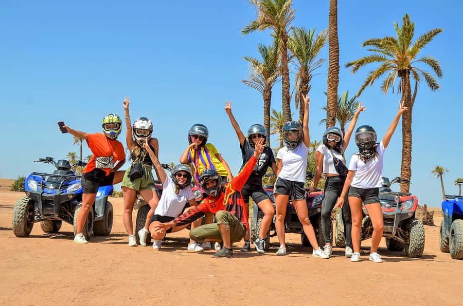Marrakech: Dunes of the Palmeraie Quad Bike Ride with Tea - Who should book it?