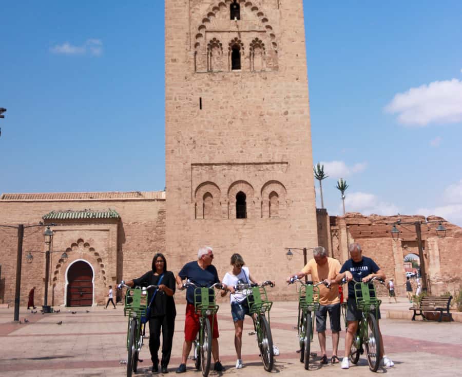 Marrakech : Electric Bicycle City Tour - Starting at Koutoubia and Jamaa el Fna