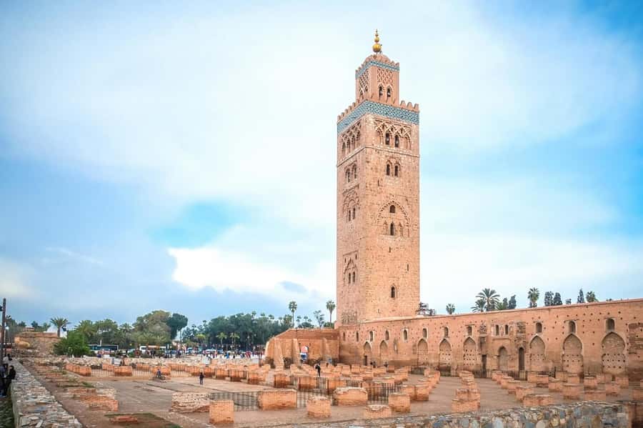 Marrakech Excursion Full Day Trip From Agadir - Koutoubia Mosque and the first view of Marrakech