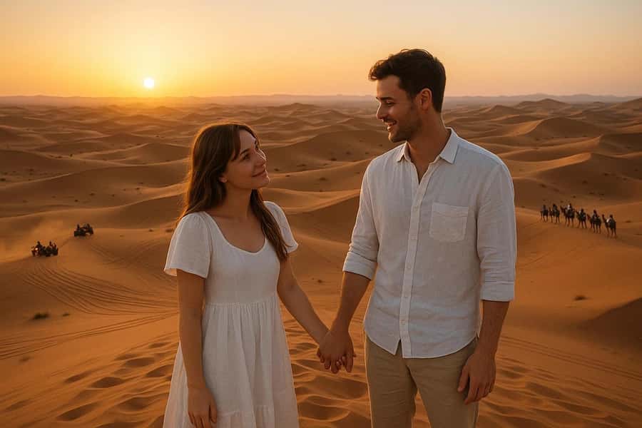 Marrakech/Fez: 3-Day Merzouga Desert Trip, Luxury ATV Option - Arriving at Merzouga and sorting the luggage