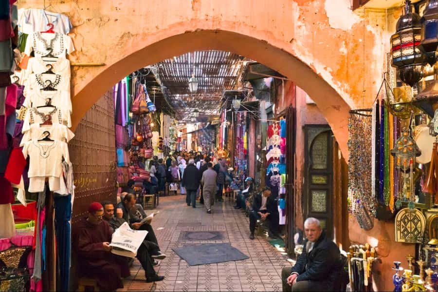 Marrakech Full-day excursion From Casablanca - Bahia Palace and the details above your head
