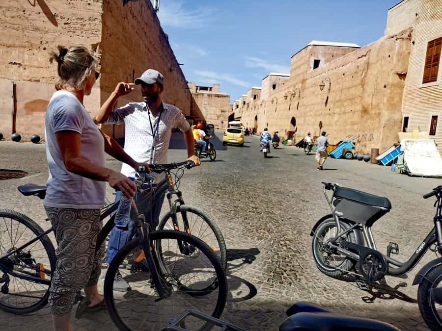 Marrakech: Guided Bike Tour with a local Guide - Jemaa el-Fna after the streets fill up