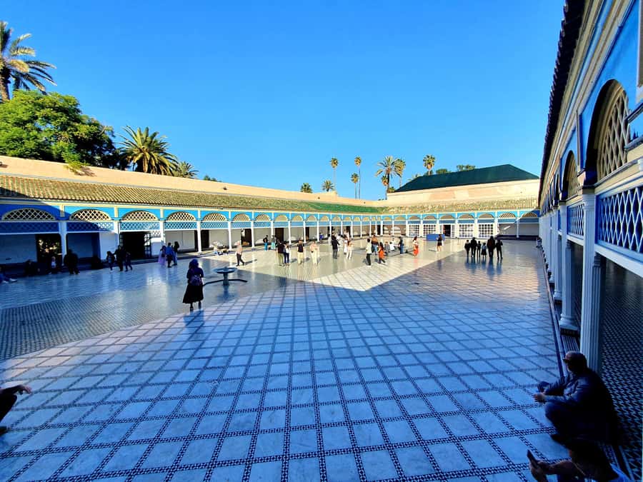Marrakech: Guided Medina History & Culture Tour - Bahia Palace, tilework, and shaded courtyards
