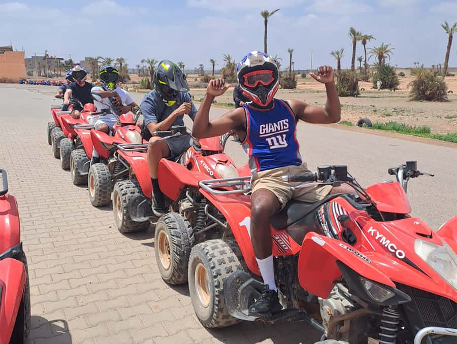Marrakech: Guided Quad Bike and Camel Ride Tour with Tea - The safety briefing makes quad biking approachable