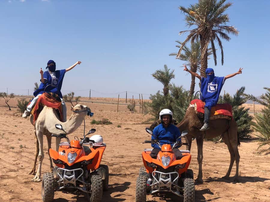 Marrakech: Guided Quad Bike and Camel Ride Tour with Tea - Choosing the best time of day