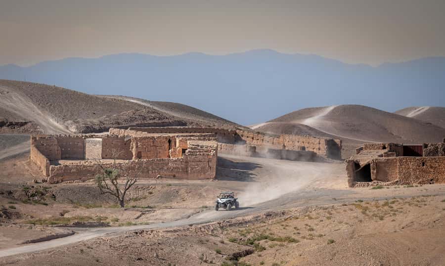 Marrakech: Half-Day Agafay Rock Desert Buggy Tour - Gearing up before the rough tracks