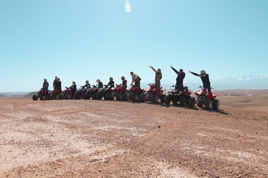 Marrakech: Half-Day Desert Quad Tour with Camel Ride - Tea, bread, honey, and a welcome pause