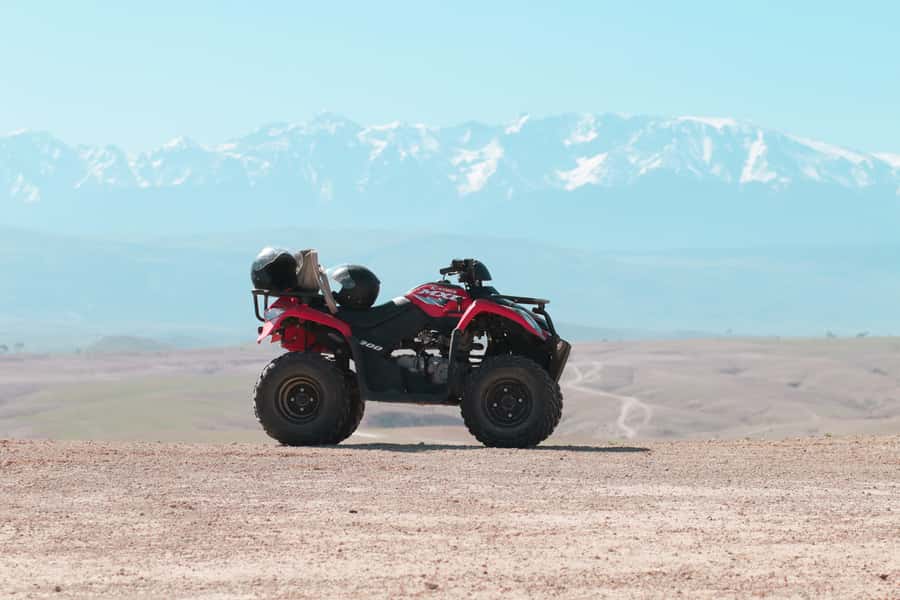 Marrakech: Half-Day Desert Quad Tour with Camel Ride - Two hours on a quad bike