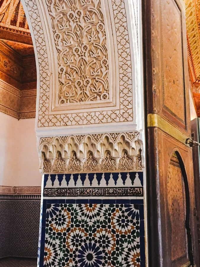 Marrakech: Half-Day Guided Journey through History & Culture - Ben Youssef Madrasa and its detailed courtyard