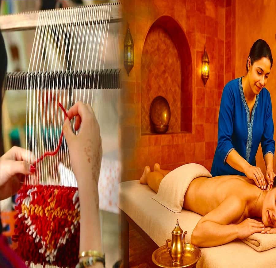 Marrakech Hammam, Massage & Berber Carpet Weaving Workshop - What the 30-minute hammam feels like