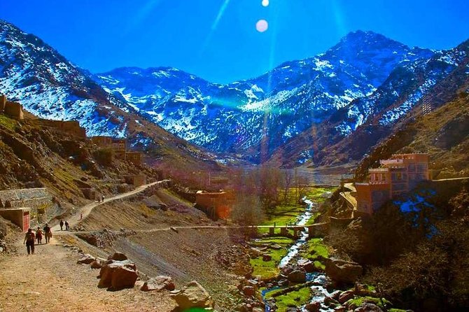 Marrakech High Atlas mountains 3 Valleys waterfalls & Camel Ride - Timing, pickup, and group comfort