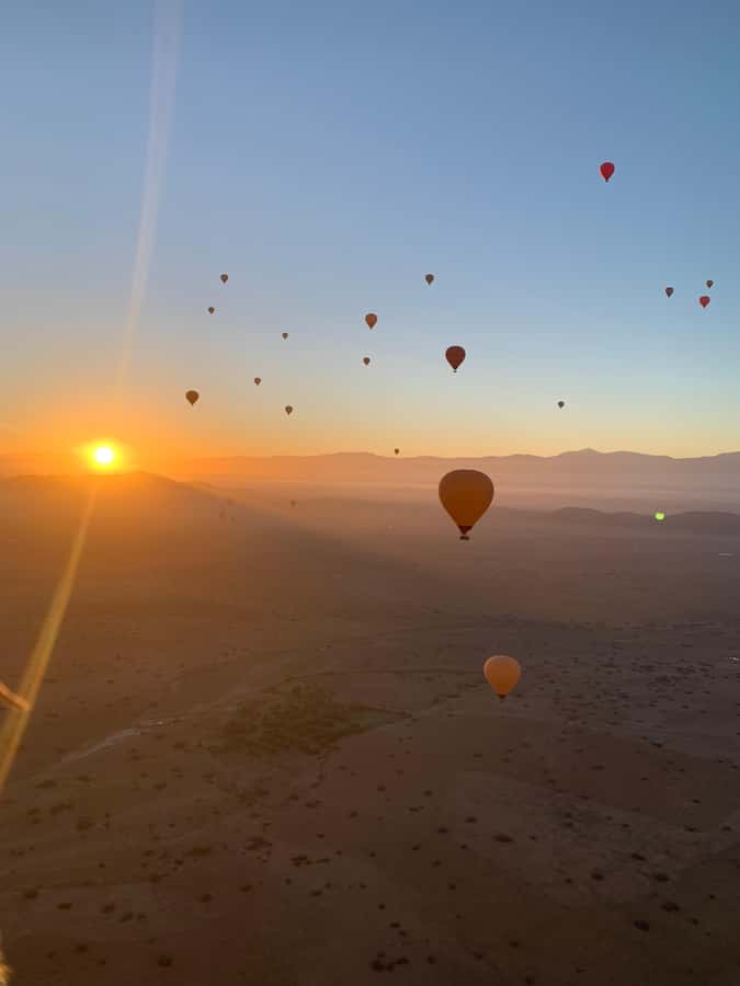 Marrakech: Hot Air Balloon Flight with Breakfast - The flight above the Atlas Mountains
