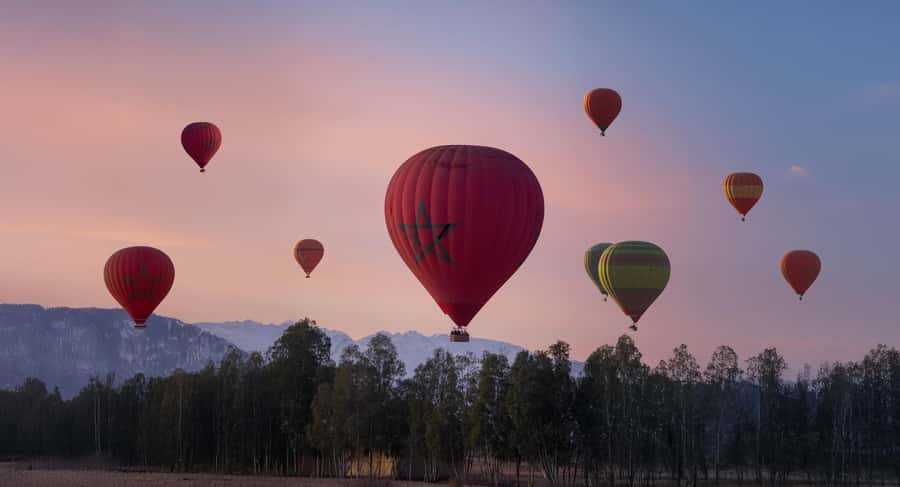 Marrakech: Hot Air Balloon Ride with Breakfast & Transfer - Leaving Marrakech before the city wakes