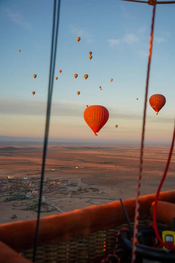 Marrakech: Hot Air Balloon Ride with Breakfast & Transfer - Landing, breakfast, and the flight certificate