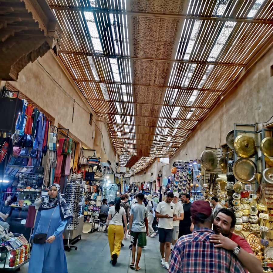 Marrakech Inviting shop around with your local guide - Who gets the most from this $25 tour