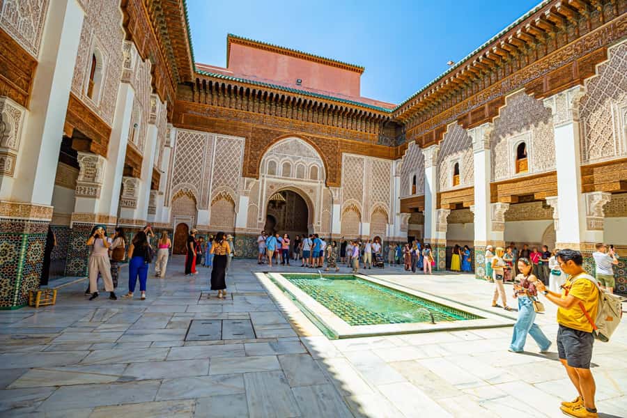 Marrakech: Madrasa Ben Youssef, Secret Garden & Medina Tour - The Secret Garden, a calm break in the Medina