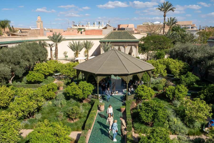 Marrakech: Madrassa Ben Youssef, Secret Garden & Medina Tour - Starting at Café de France in Djemaa El Fna