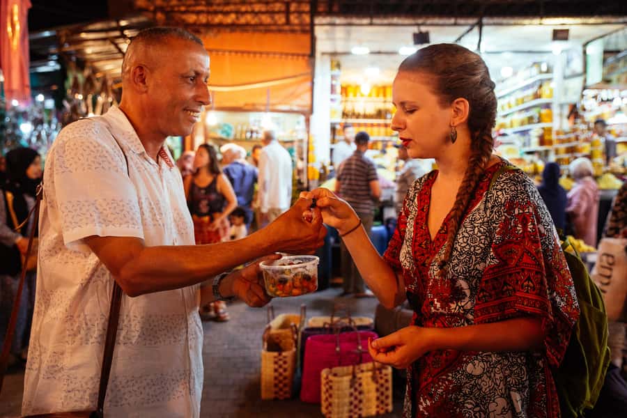 Marrakech Magic 2.5-Hour Private Night-Time Tour - Entering Jemaa el-Fna at night