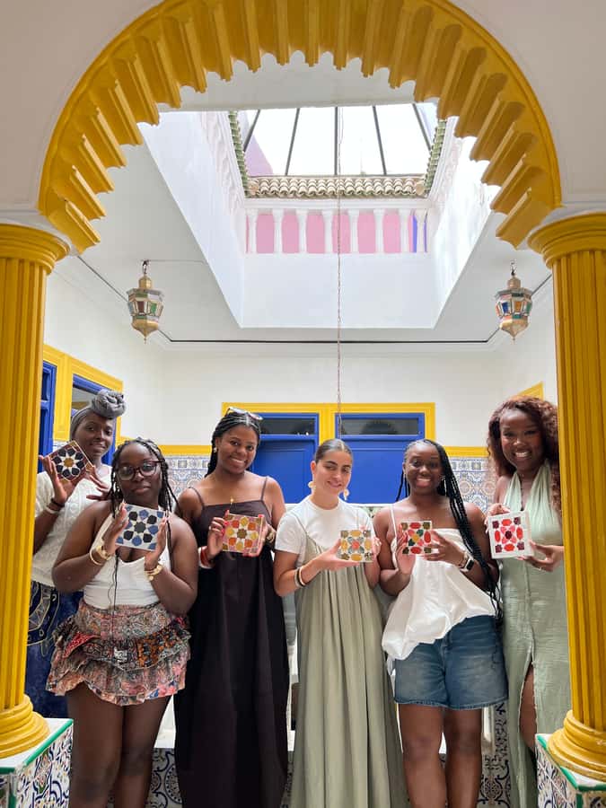 Marrakech: Make Your Own Moroccan Zellige Mosaic Masterpiece - Building your own geometric mosaic
