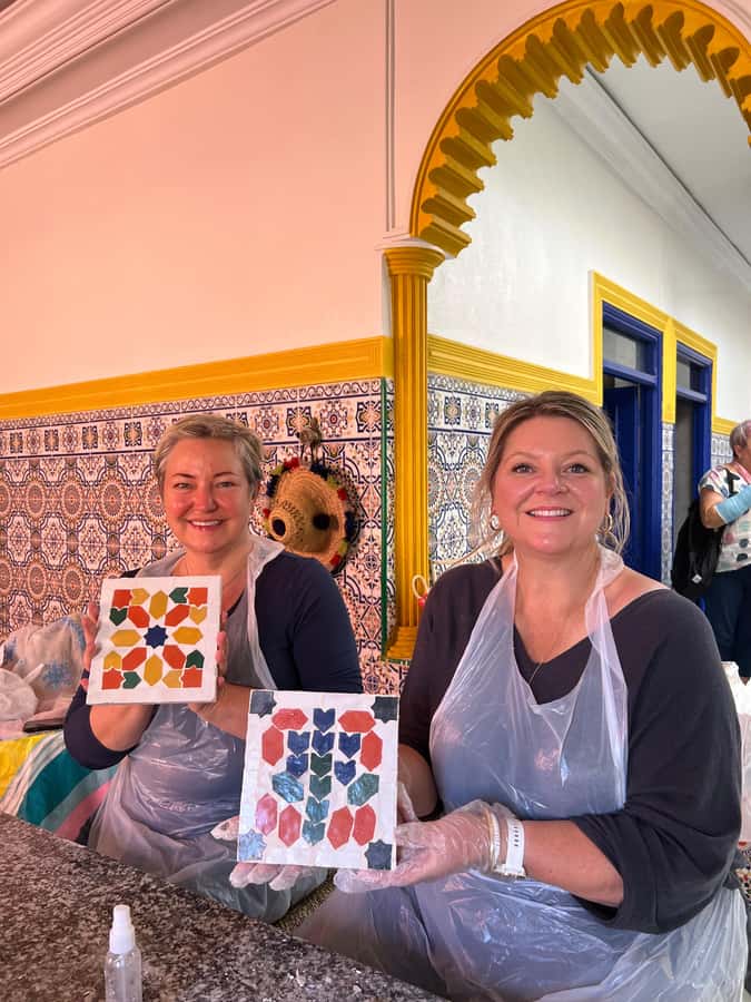 Marrakech: Make Your Own Moroccan Zellige Mosaic Masterpiece - Entering the Medina studio