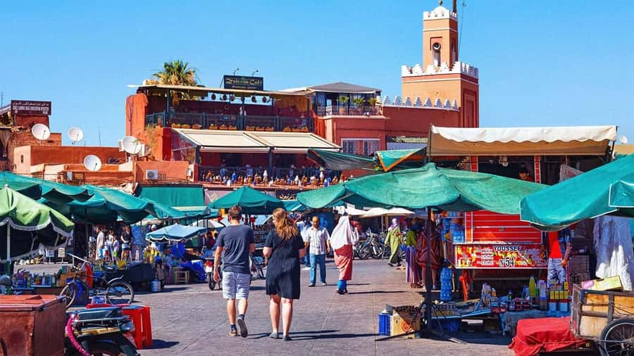 Marrakech: Medina and Souks Walking Tour - Tea and a rooftop view over Marrakech