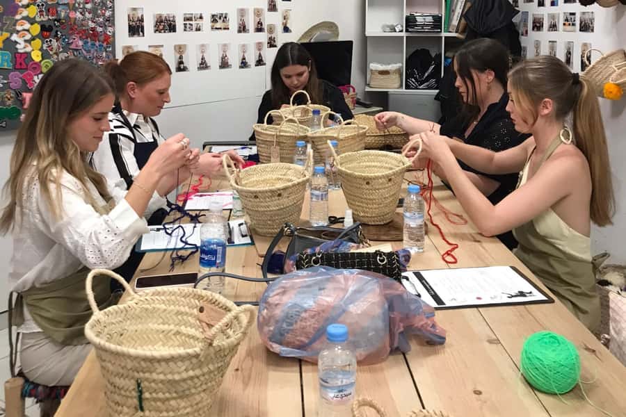 Marrakech Medina Basket Embroidery Workshop - Key Points at a Glance
