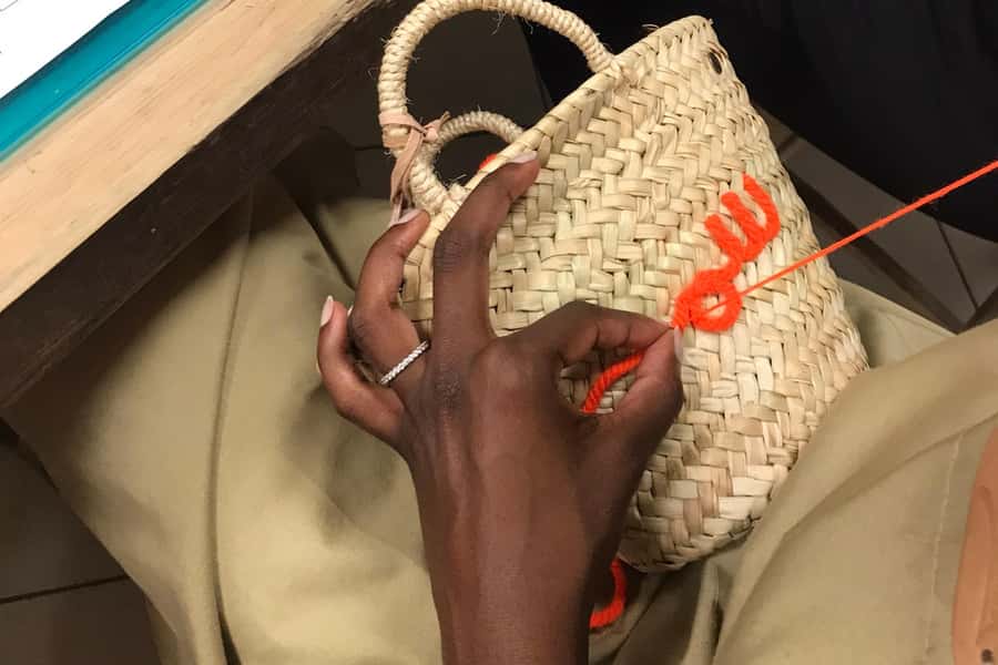 Marrakech Medina Basket Embroidery Workshop - Tea, Pastries, and a More Social Pace