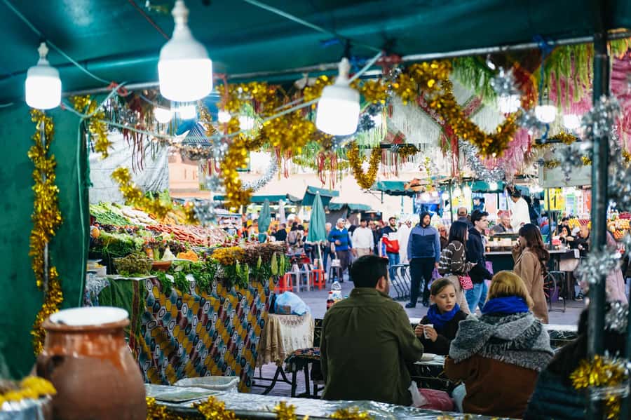 Marrakech: Medina by Night Walking Tour with Moroccan Tea - Key points at a glance