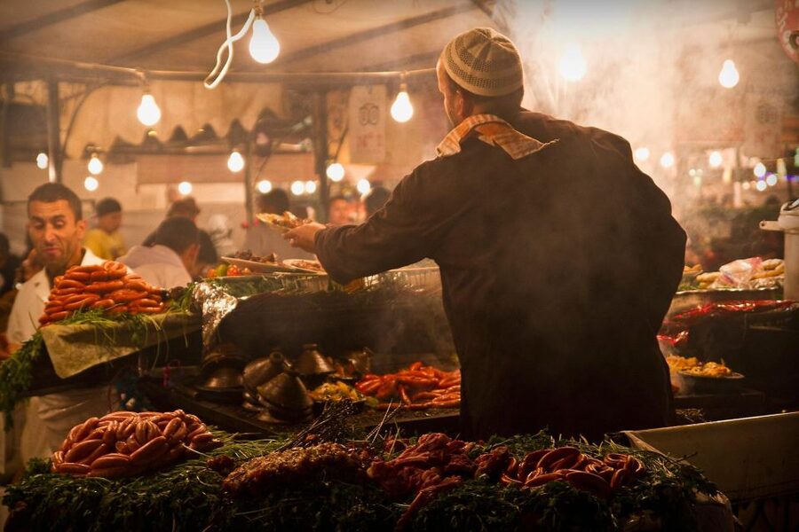 Marrakech: Medina, Souks, Artisans Guided Tour with Mint Tea - Mint tea on a quiet terrace
