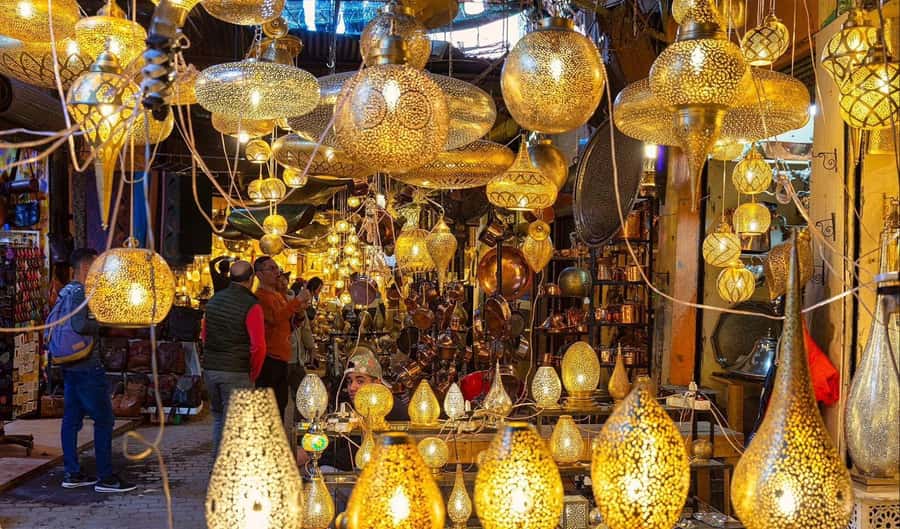 Marrakech: Medina Souks, Hidden Markets and Shopping Tour - The blacksmith souk and lantern makers