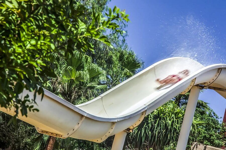 Marrakech: Oasiria Water Park Entrance Ticket - Slides cover several age groups, with height rules