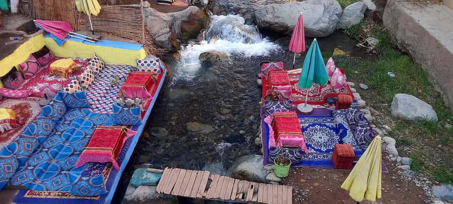 Marrakech: ourika valley Atlas Mountains & Waterfalls Trip - Riverside lunch and the real cost of the day