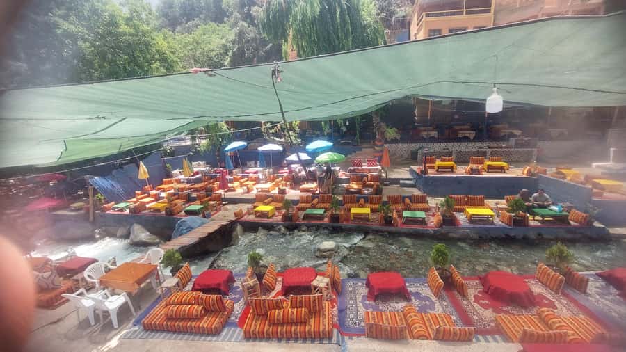 Marrakech: Ourika Valley Day Trip with Berber Village - Walking Toward Setti Fatma Waterfalls