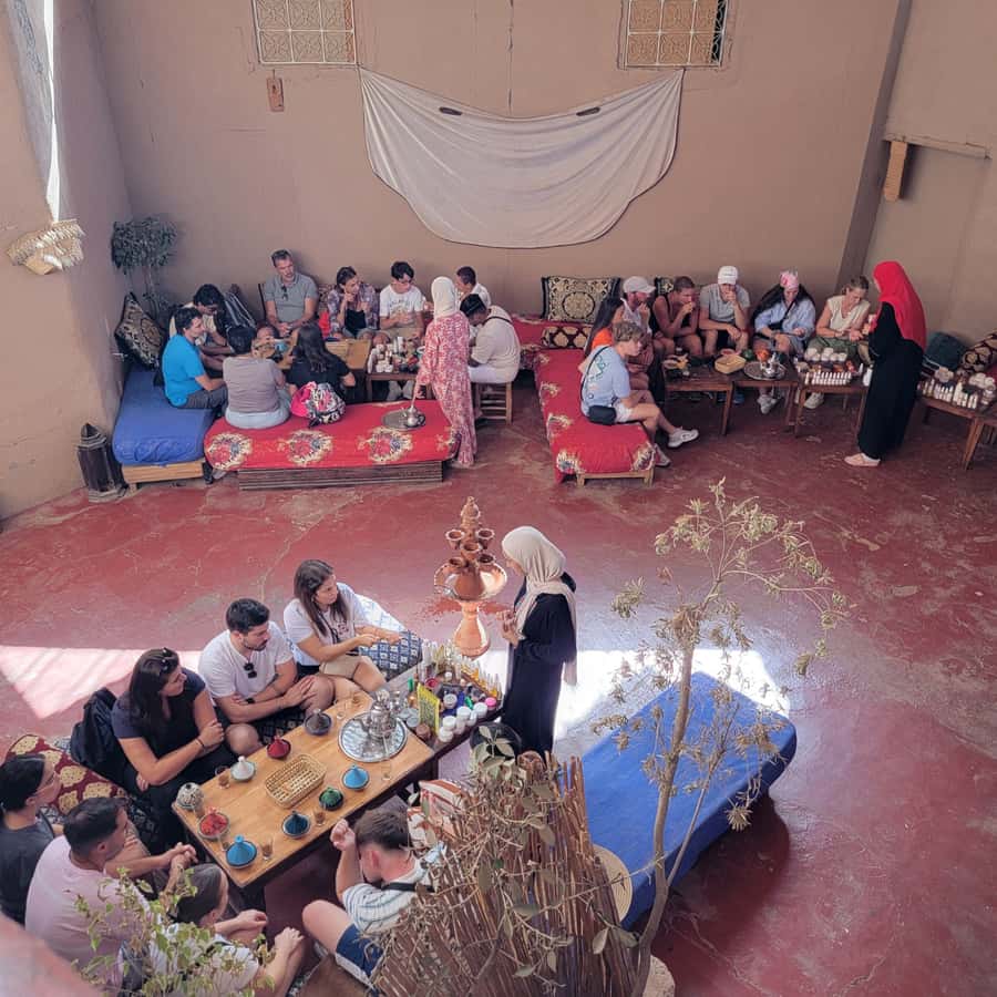 Marrakech: Ourika Valley & Setti Fatma Waterfalls with Lunch - Lunch beside the Ourika River