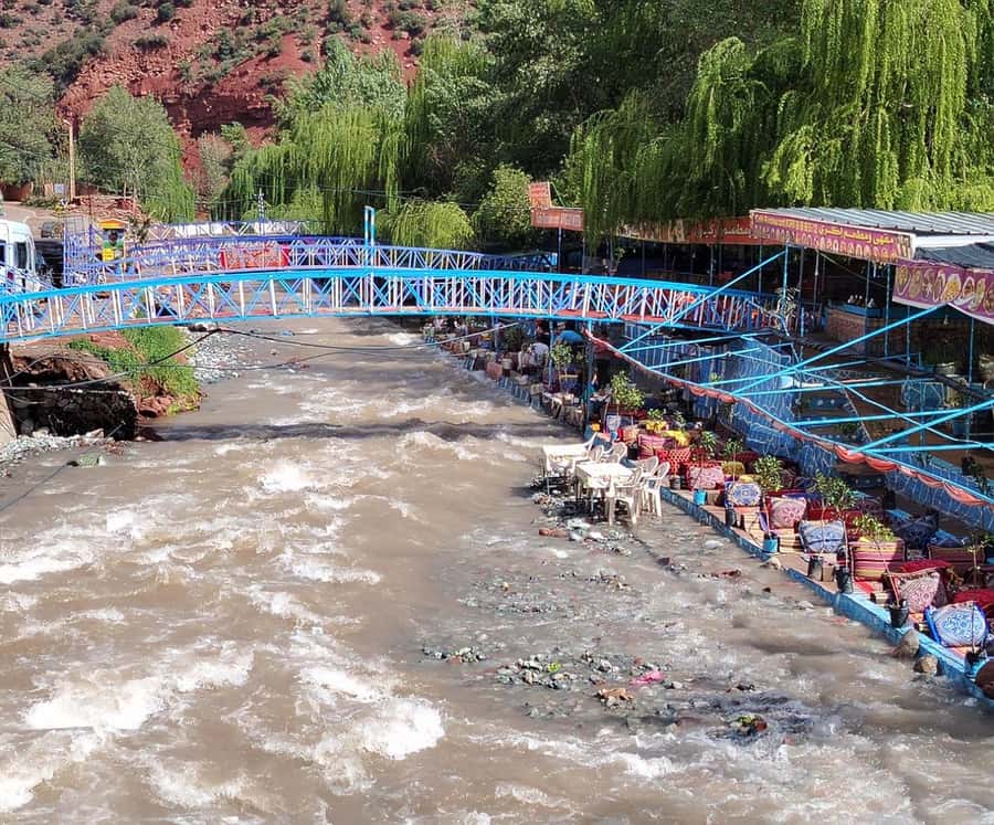 Marrakech: Ourika Valley,Waterfalls, Atlas Luxury Day trip - Riverside Moroccan lunch in Ourika