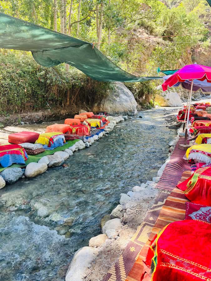 Marrakech: Ourika Valley Waterfalls & Atlas Mountains Trip - The Ourika Valley photo stop and village views