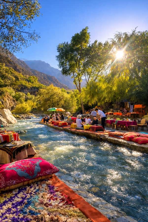 Marrakech: Ourika Valley Waterfalls & Atlas Mountains Trip - Hiking to the Setti Fatma waterfalls