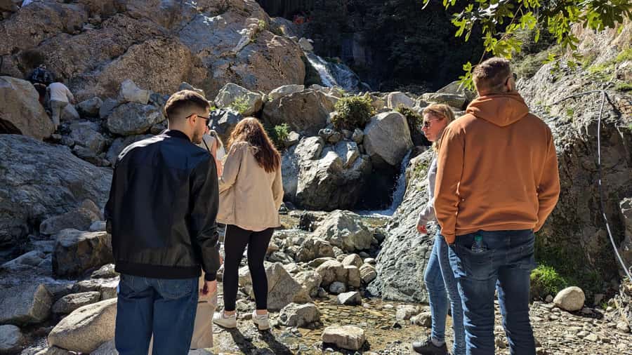 Marrakech: Ourika Valley Waterfalls & Atlas Mountains Trip - Seeing how argan oil is made