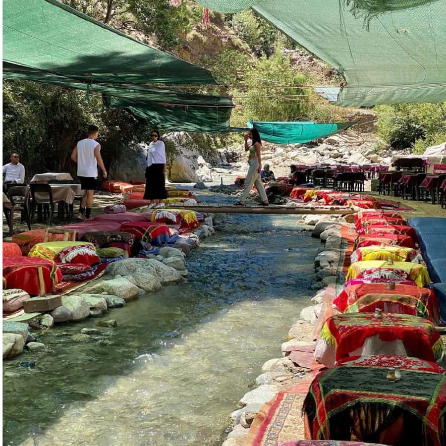 Marrakech: Ourika Valley, Waterfalls Private Trip with Lunch - Leaving Marrakech for the red Atlas foothills