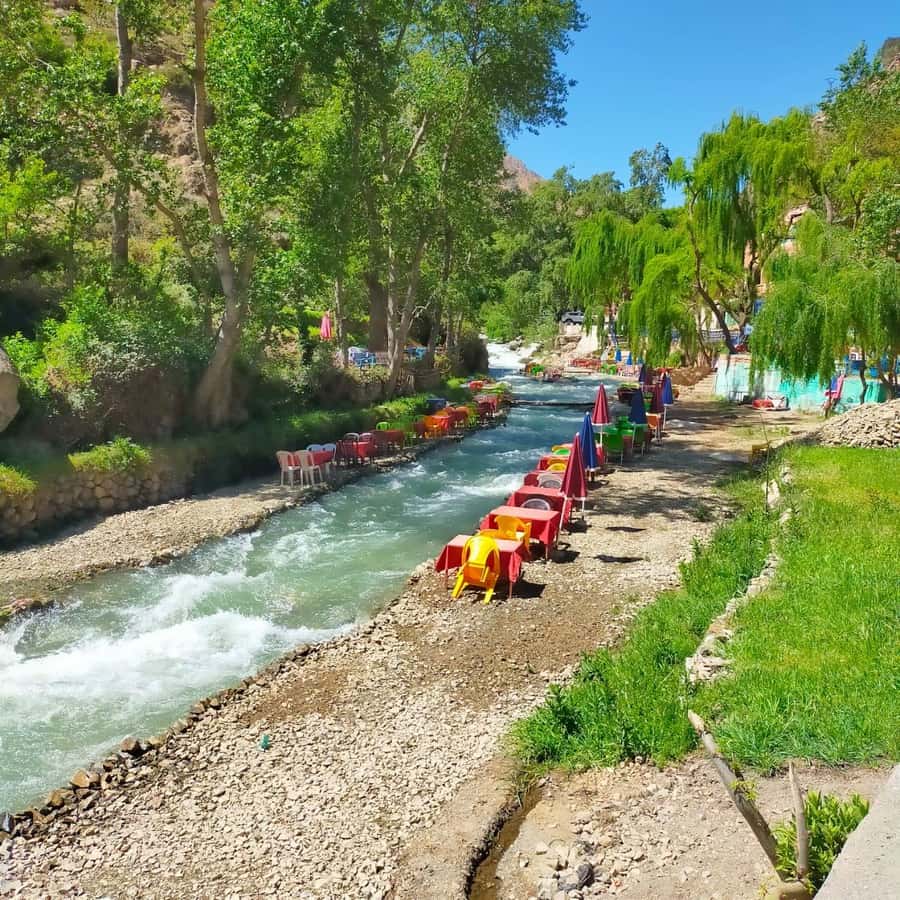 Marrakech: Ourika Valley waterfalls with guide& Berber lunch - Walking Through the Berber Village