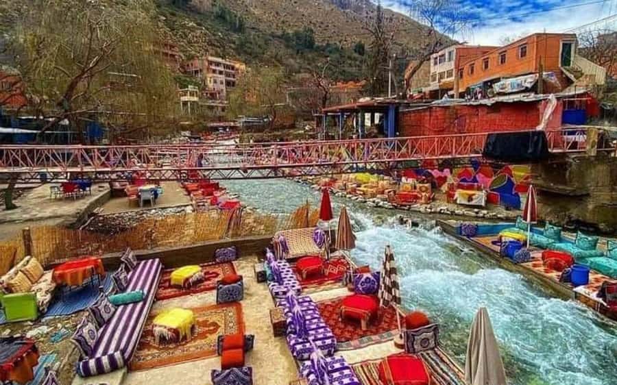 Marrakech: Ourika Valley with guid + lunch +Atlas Mountains - Leaving Marrakech for the Ourika Valley