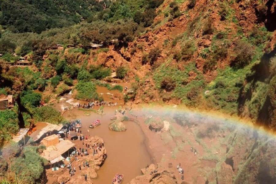 Marrakech: Ouzoud Waterfalls Trip, Guided Hike & Boat Option - Walking under olive trees with a local guide