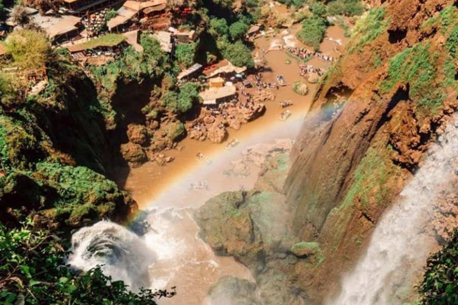 Marrakech: Ouzoud Waterfalls Trip, Guided Hike & Boat Option - The boat ride beneath the 110m cascade