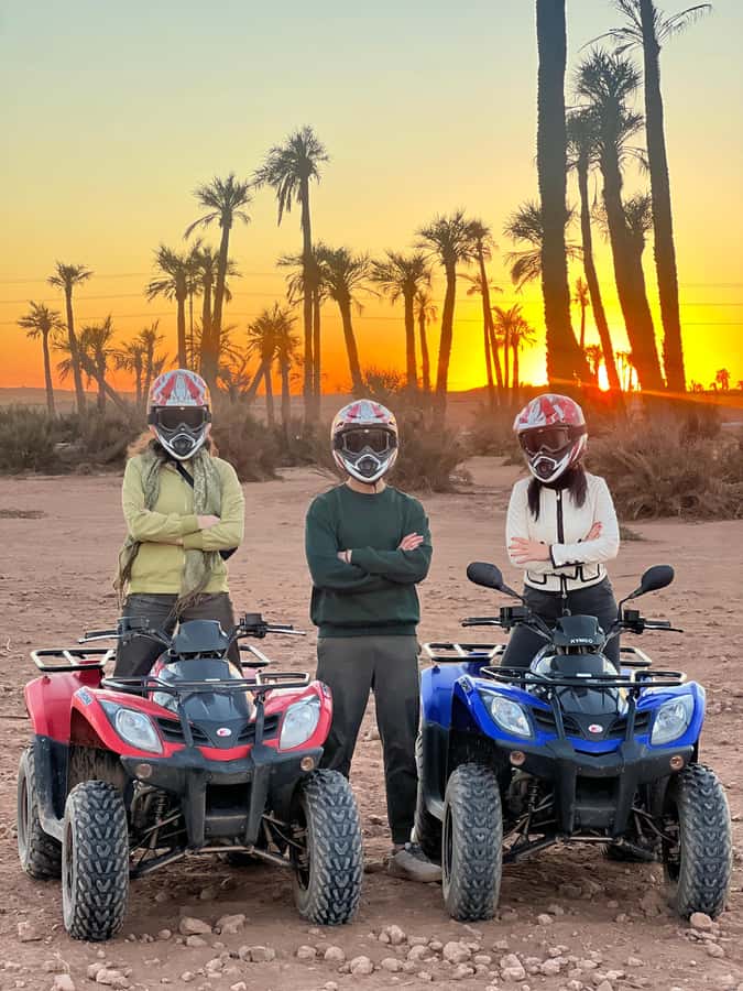 Marrakech: Palm Grove and Jbilat Desert Quad Bike Tour - Leaving Marrakech for the Palmeraie