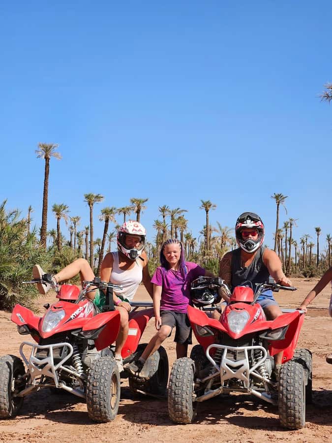 Marrakech: Palm Grove and Jbilat Desert Quad Bike Tour - Your first five minutes on the quad