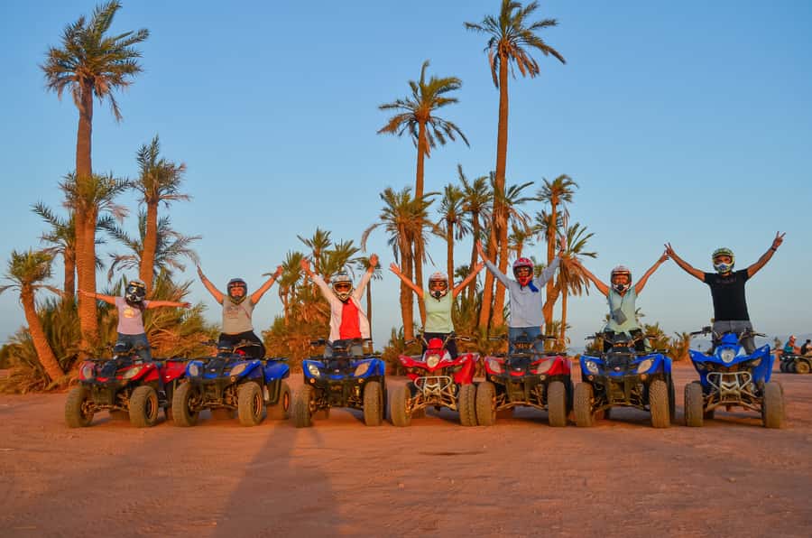 Marrakech: Palm Grove Quad Bike Tour - Leaving Marrakech for the rocky outskirts