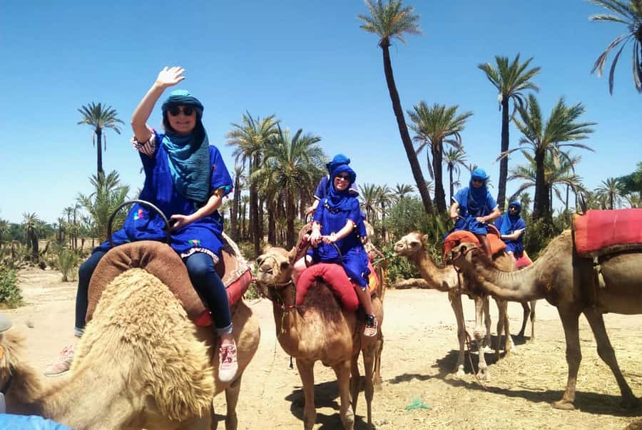 Marrakech Palmeraie: Camel Ride & Quad Bike Experience - The camel ride among the palm trees
