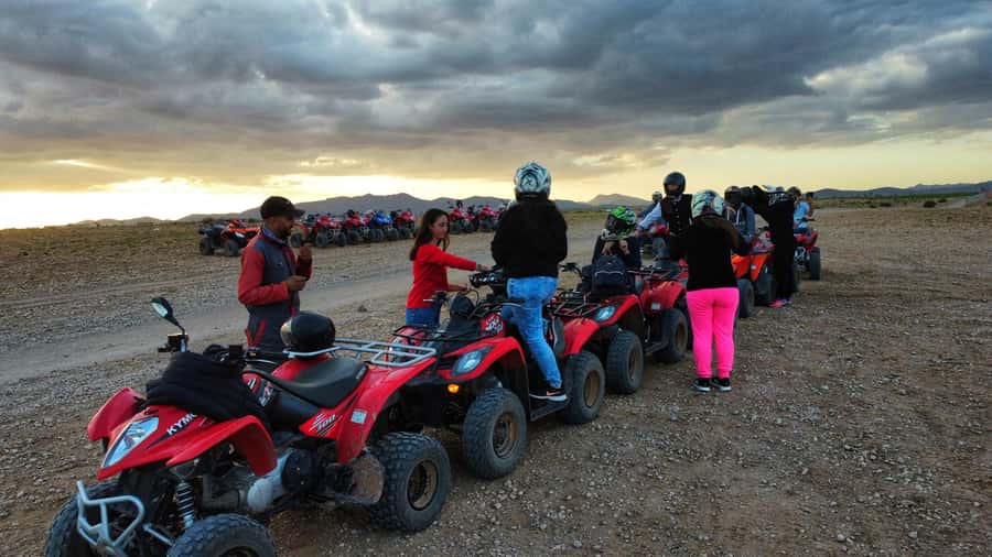 Marrakech: Palmeraie Guided Quad Biking Tour with Tea - Key points at a glance